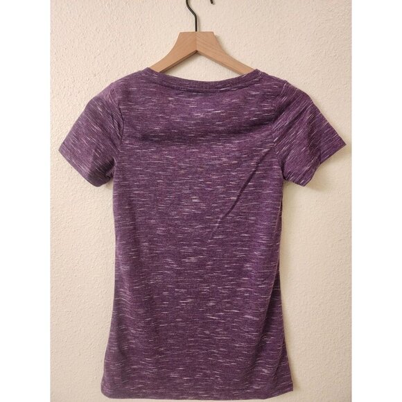 NBA Los Angeles Lakers Purple Women V-neck T-shirt Sz S - Picture 2 of 4